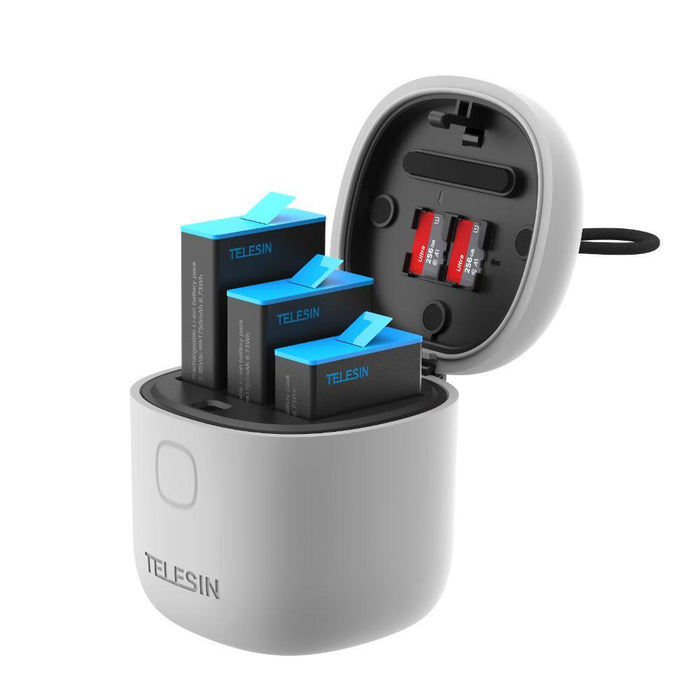 Batteri Kit GoPro HERO 5/6/7/8 med vanntett reiseetui-Batteri-GoPro-Proutstyr.no