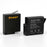 Shoot® 2x Batteri Kit til GoPro HERO5 / HERO6 / HERO7-Batteri-GoPro-Proutstyr.no